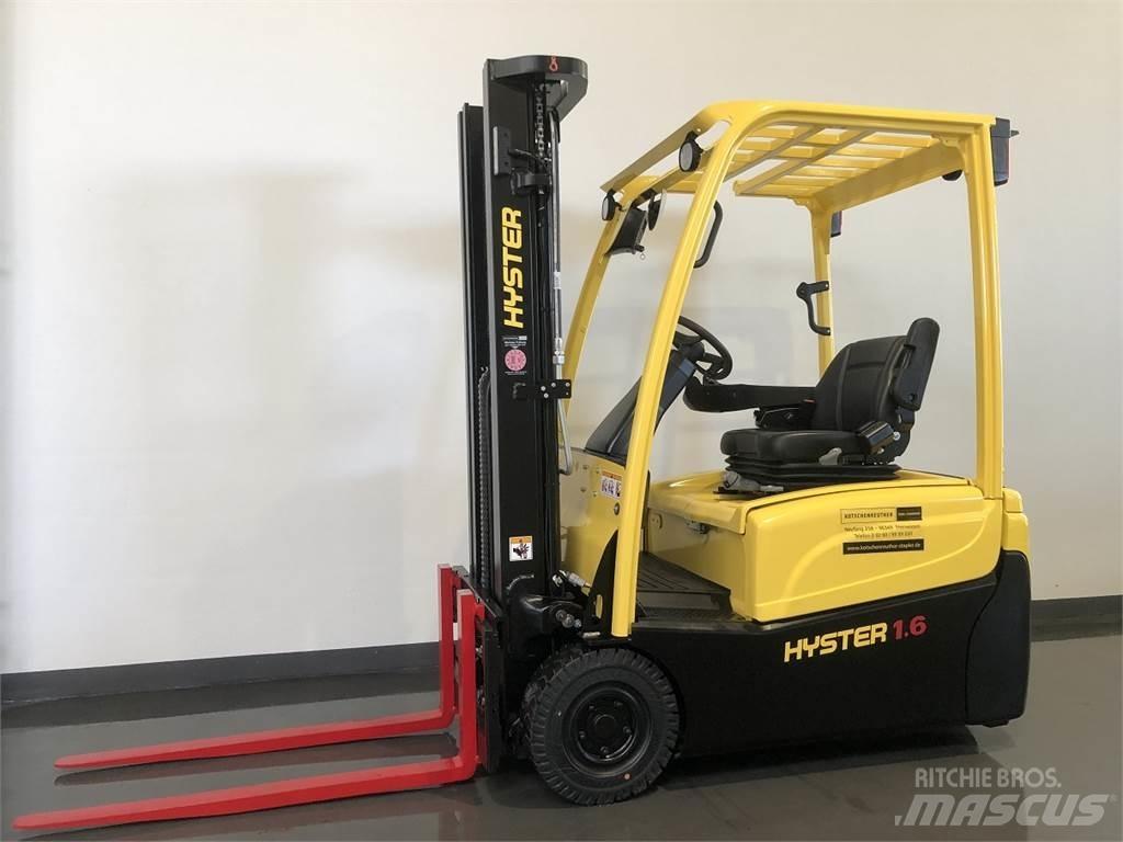 Hyster J1.6XNT MWB شاحنات ذات رافعات شوكية تعمل بالكهرباء
