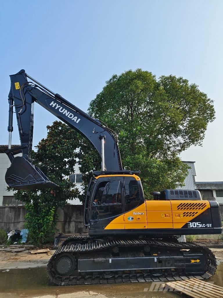 Hyundi R305LC-9T حفارات زحافة