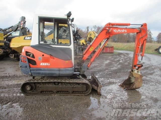 Kubota KX 61-3 حفارات صغيرة أقل من 7 طن (حفارات صغيرة)