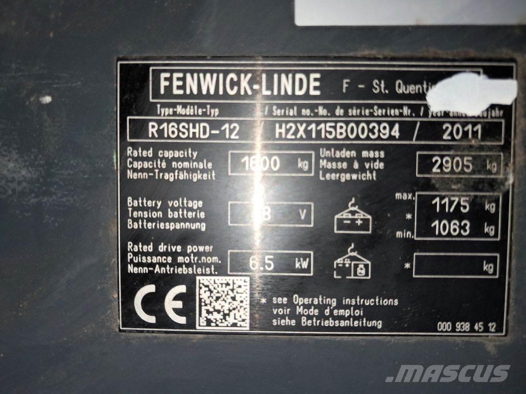 Linde R16SHD-12 شاحنة مناولة