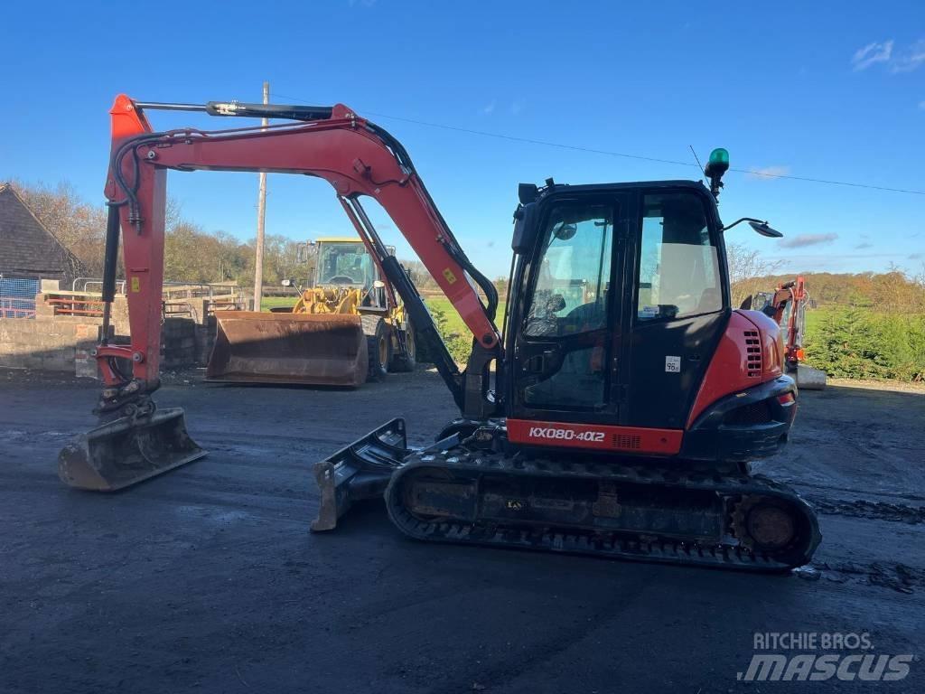 Kubota KX 080-4 CX2 حفارات زحافة