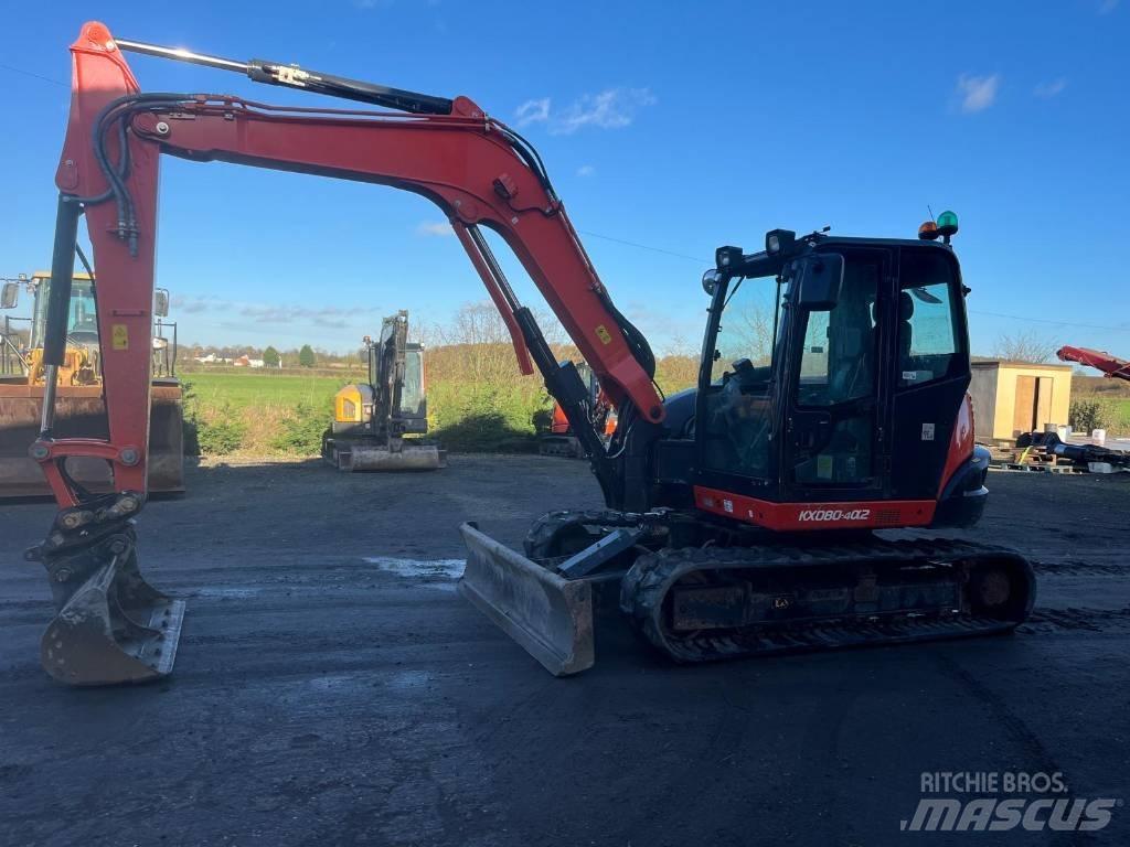 Kubota KX 080-4 CX2 حفارات زحافة