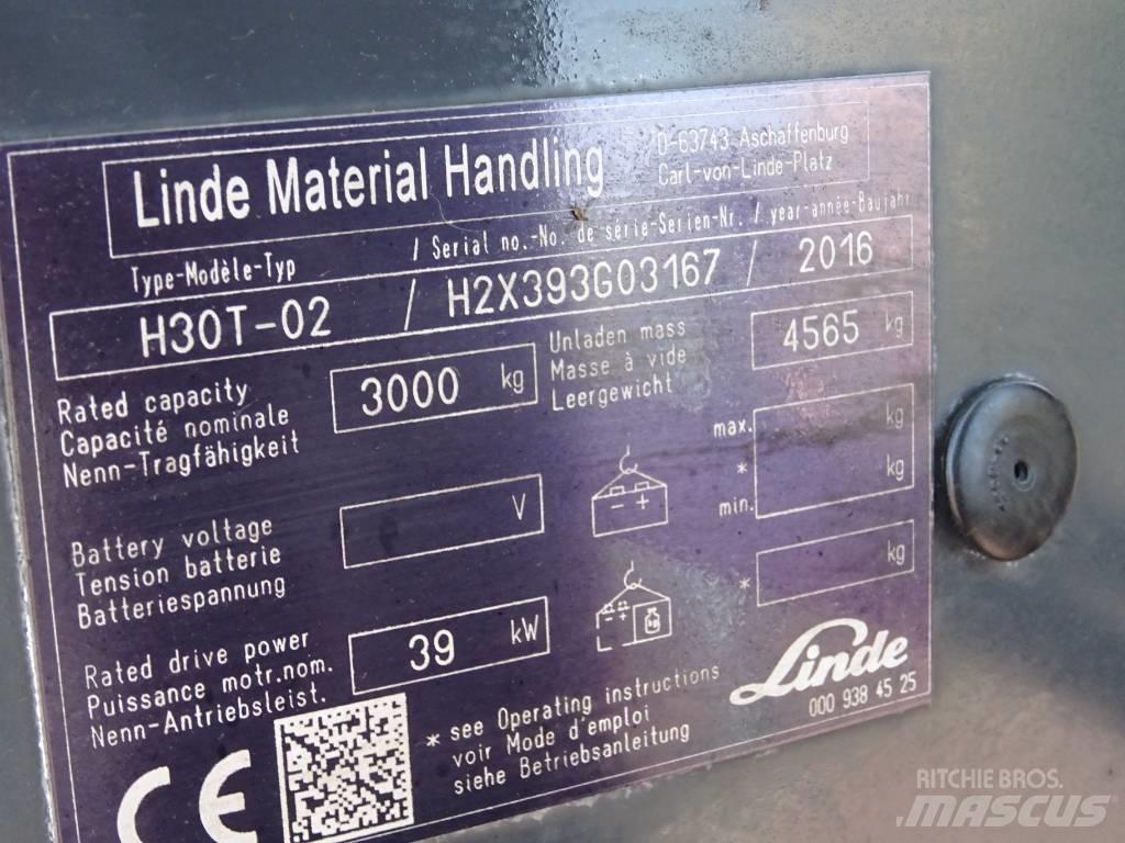 Linde H30T-02 شاحنات LPG