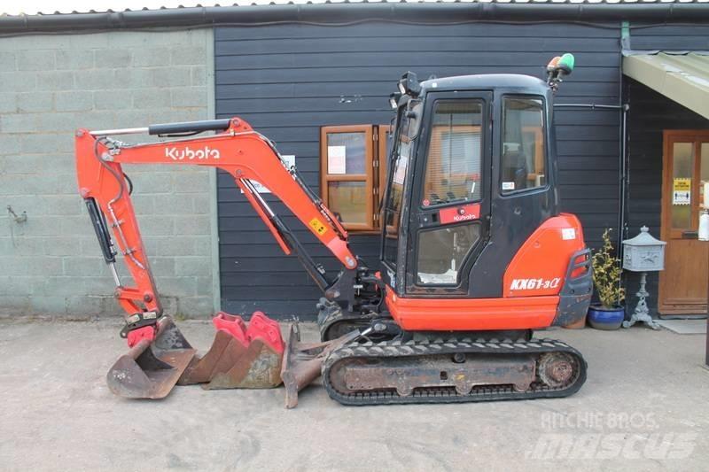 Kubota KX 61-3 حفارات صغيرة أقل من 7 طن (حفارات صغيرة)