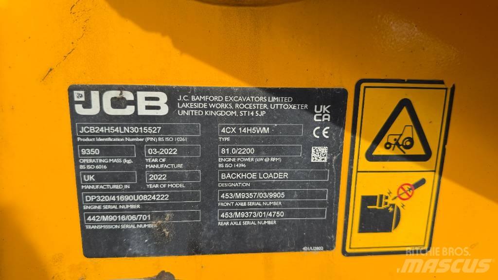 JCB 4 CX Pro لوادر ذات جرافات عكسية