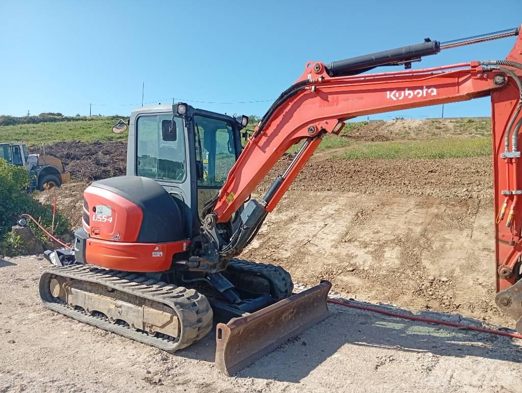 Kubota U 55-4 حفارات صغيرة أقل من 7 طن (حفارات صغيرة)