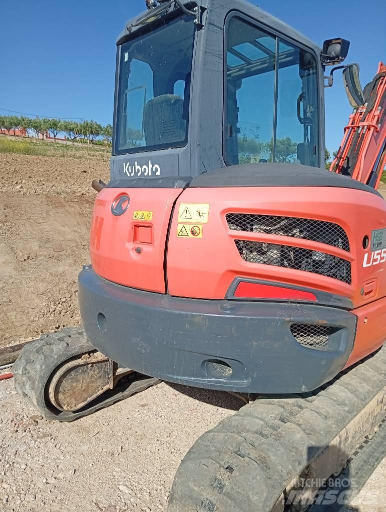 Kubota U 55-4 حفارات صغيرة أقل من 7 طن (حفارات صغيرة)