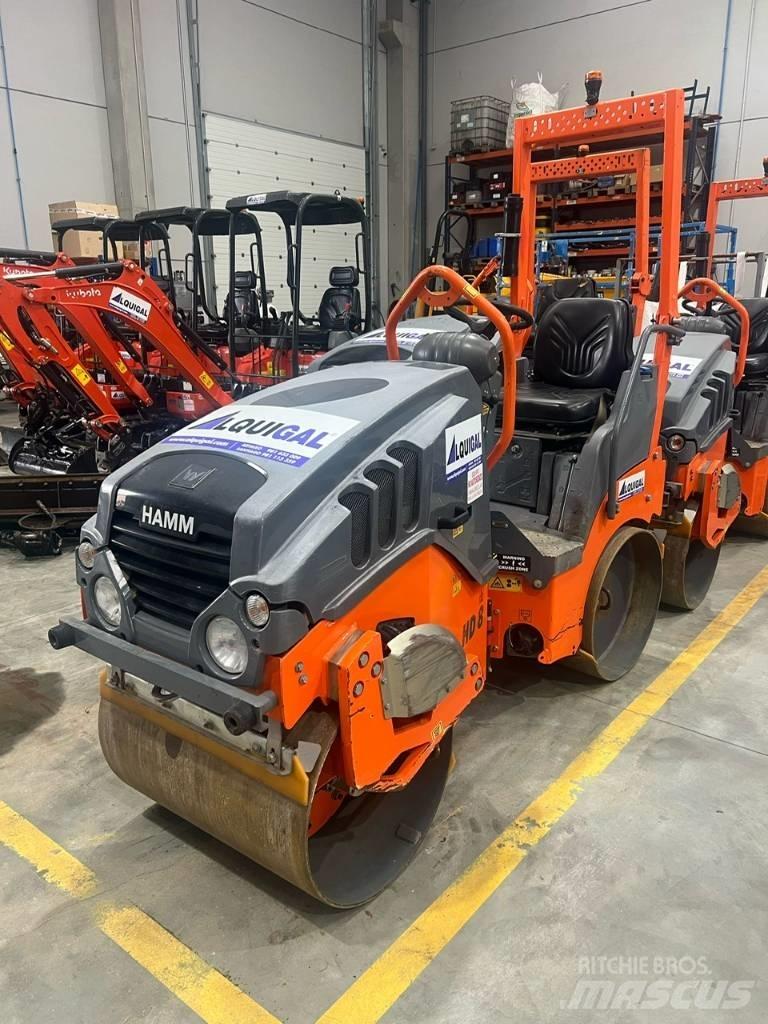 Hamm HD 8 VV مداحل ثنائية الاسطوانة