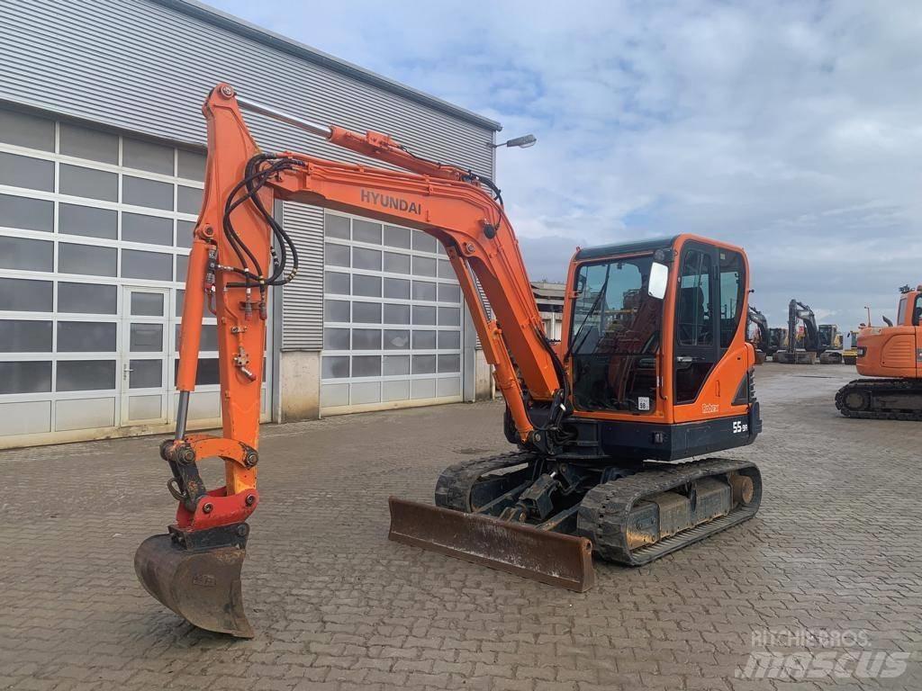 Hyundai R55-9A حفارات صغيرة أقل من 7 طن (حفارات صغيرة)