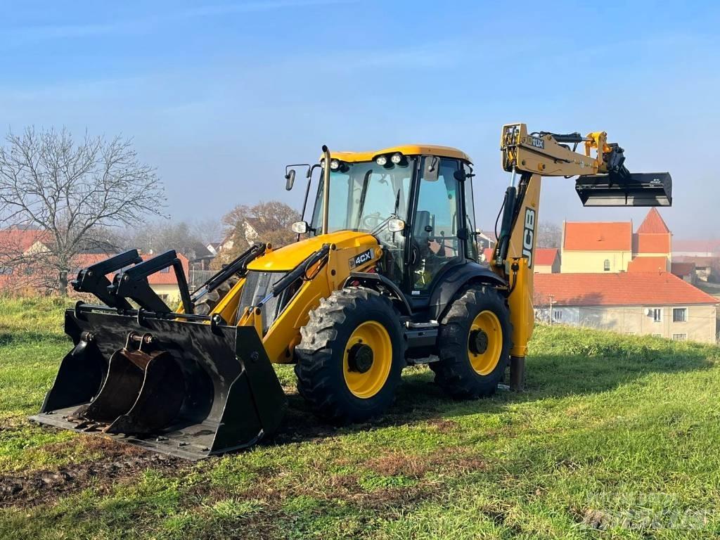 JCB 4CX-4WS لوادر ذات جرافات عكسية