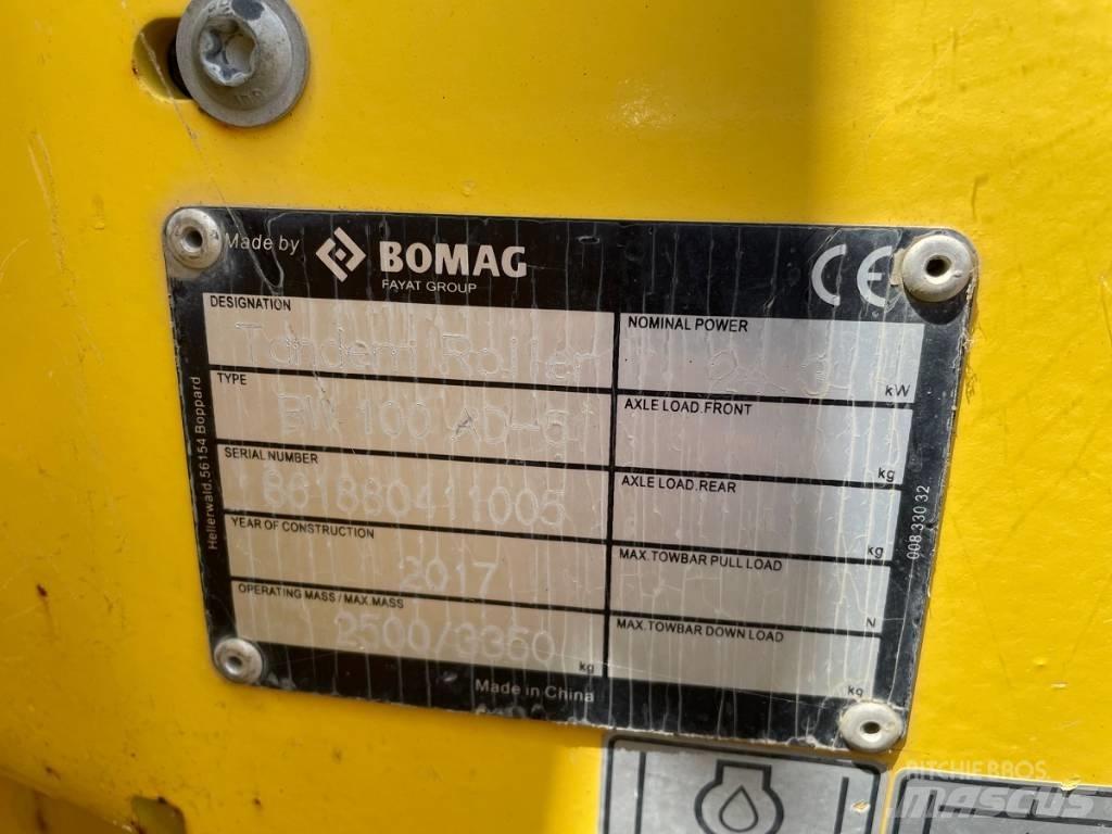 Bomag BW 100 AD-5 مداحل ثنائية الاسطوانة