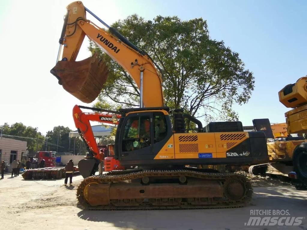 Hyundai 520lc-9vs حفارات زحافة