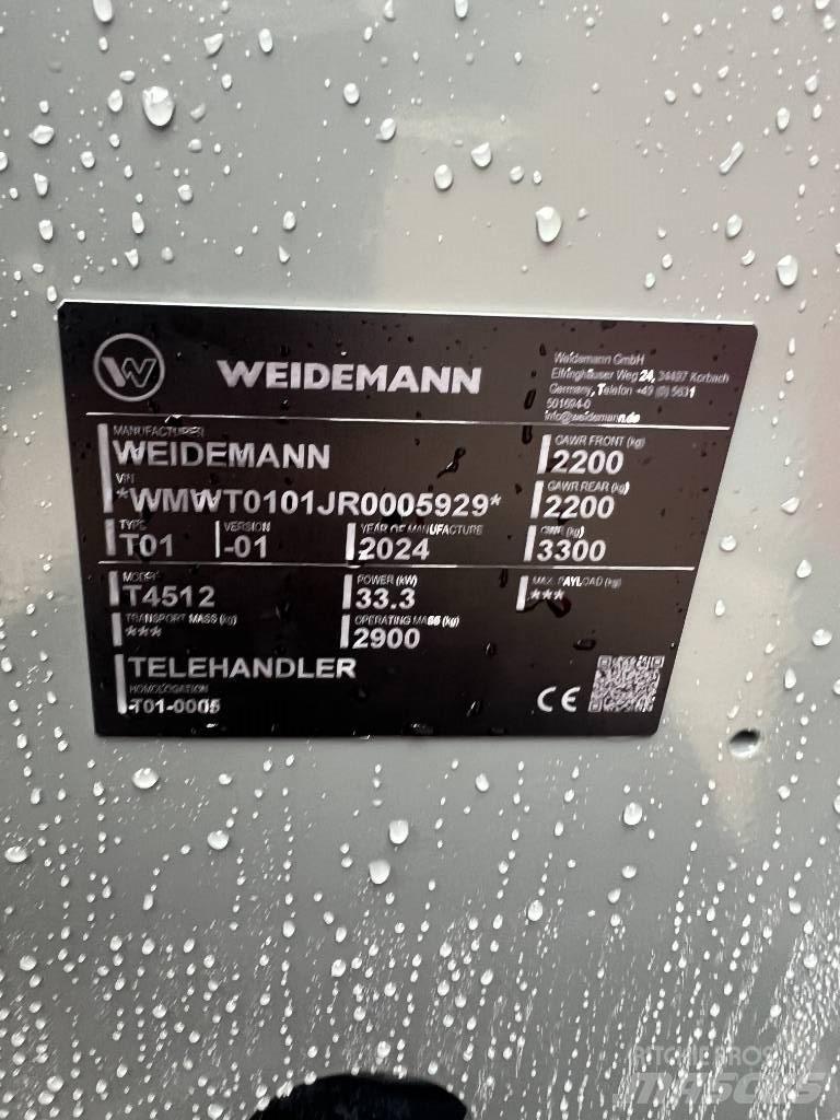 Weidemann 4512 معدات مناولة لأغراض الزراعة