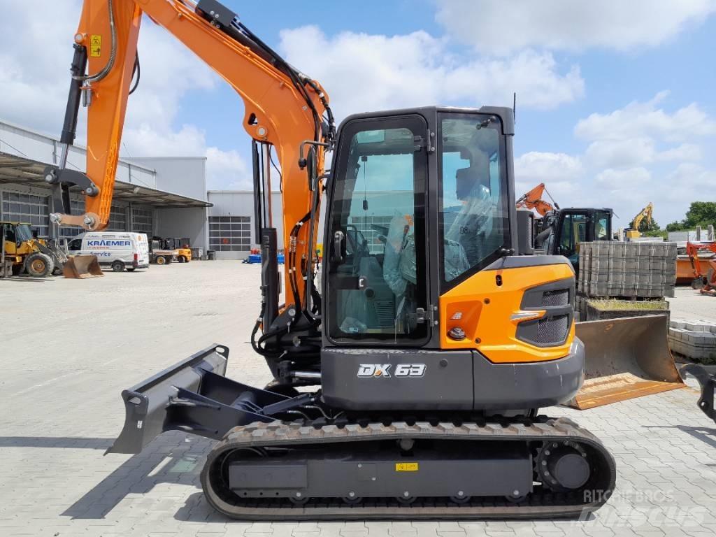Doosan DX 63-7 حفارات صغيرة أقل من 7 طن (حفارات صغيرة)