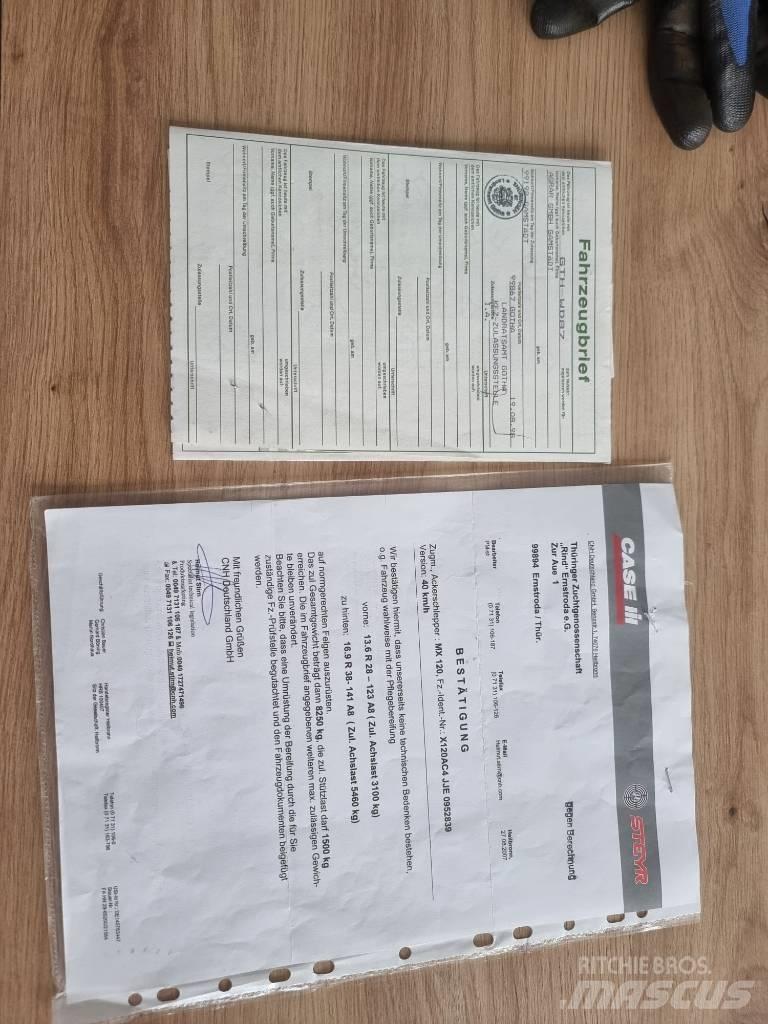 CASE MX 120 الجرارات