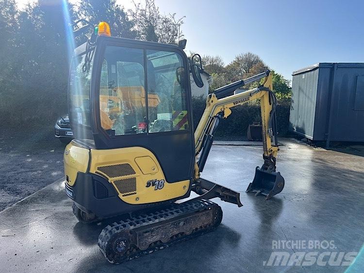 Yanmar SV18 حفارات صغيرة أقل من 7 طن (حفارات صغيرة)