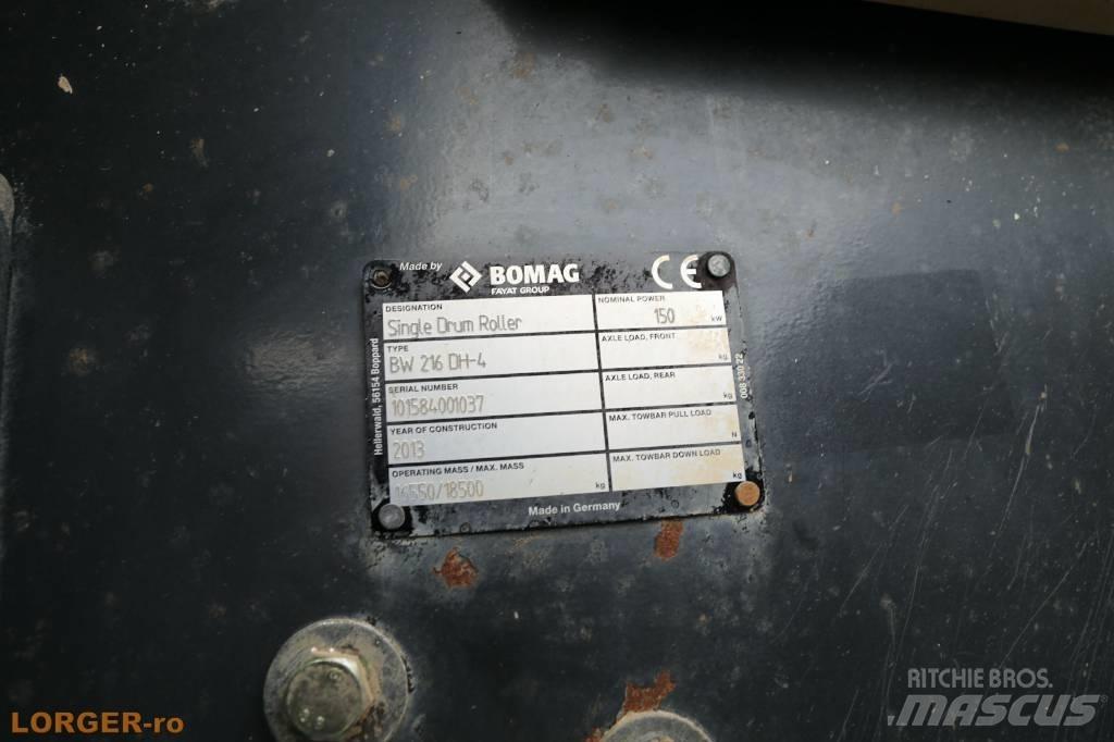 Bomag BW 216 D H-4 مداحل أحادية الأسطوانة
