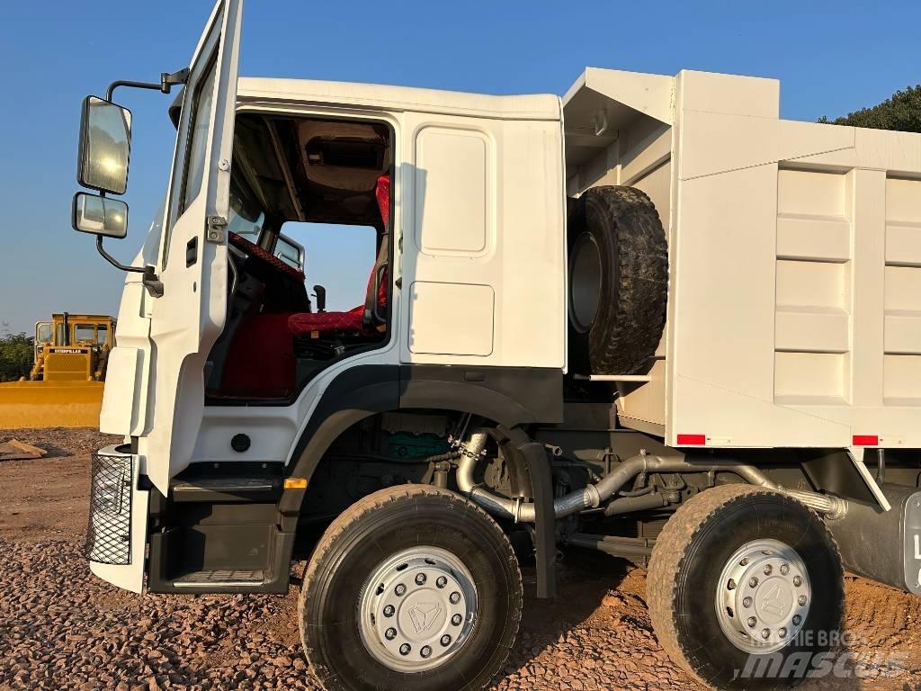 Howo 371hp شاحنات قلابة