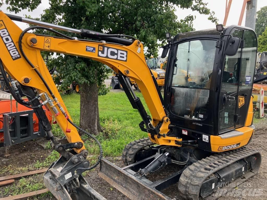 JCB 8026 CTS حفارات صغيرة أقل من 7 طن (حفارات صغيرة)