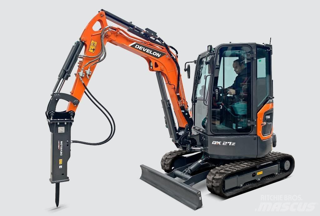 Develon DX 27 Z-7 حفارات صغيرة أقل من 7 طن (حفارات صغيرة)