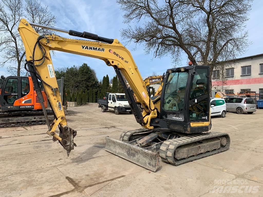 Yanmar Vio 80-1A حفارات وسط 7 طن - 12 طن