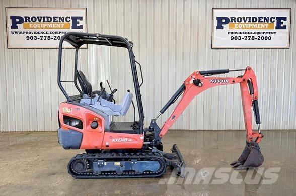 Kubota KX018-4 حفارات صغيرة أقل من 7 طن (حفارات صغيرة)