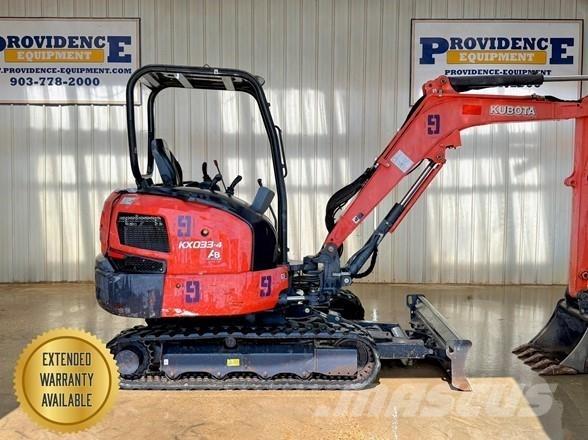Kubota KX033-4 حفارات صغيرة أقل من 7 طن (حفارات صغيرة)