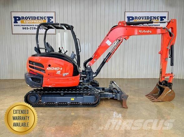 Kubota KX040-4 حفارات صغيرة أقل من 7 طن (حفارات صغيرة)