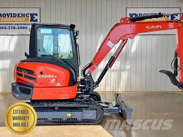 Kubota KX040-4 حفارات صغيرة أقل من 7 طن (حفارات صغيرة)