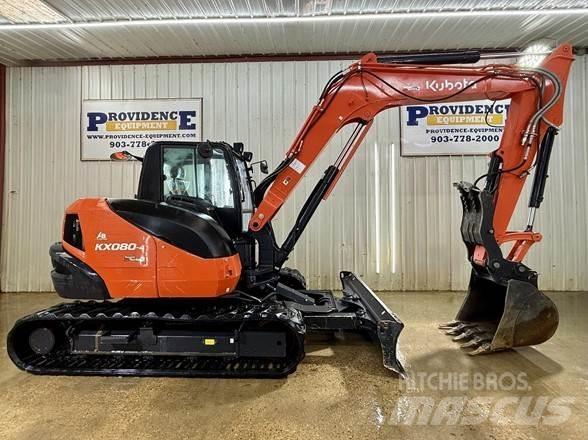 Kubota KX080-4 حفارات زحافة