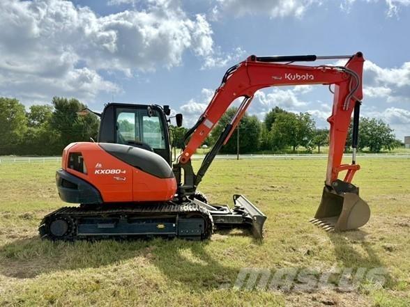 Kubota KX080-4 حفارات زحافة