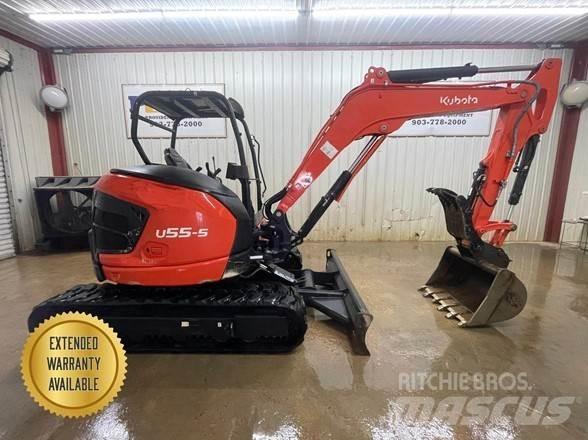 Kubota U55-5 حفارات صغيرة أقل من 7 طن (حفارات صغيرة)