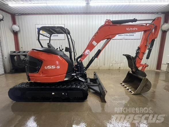 Kubota U55-5 حفارات صغيرة أقل من 7 طن (حفارات صغيرة)