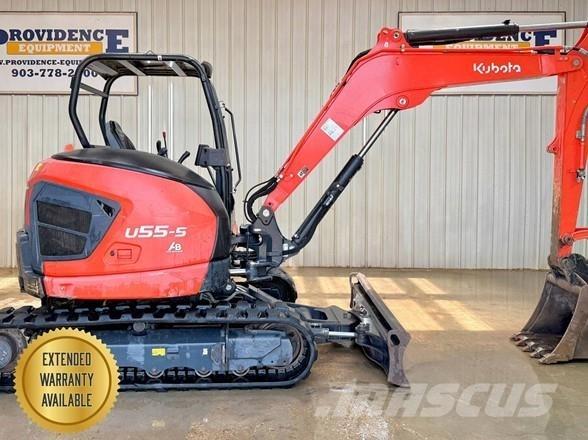 Kubota U55-5 حفارات صغيرة أقل من 7 طن (حفارات صغيرة)