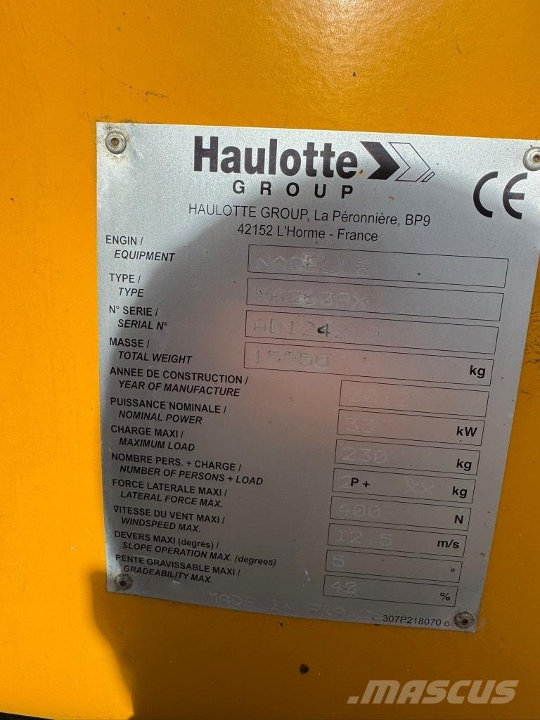 Haulotte HA 260 PX رافعات سلة مفصلية