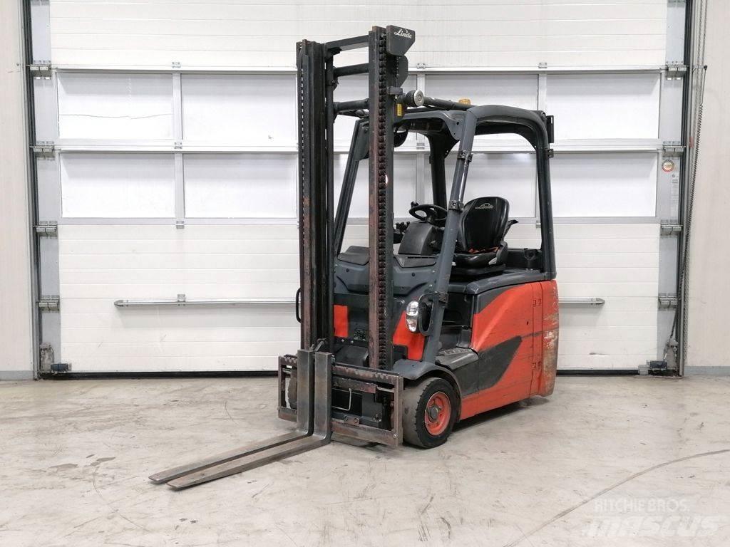 Linde E16H-02 شاحنات ذات رافعات شوكية تعمل بالكهرباء