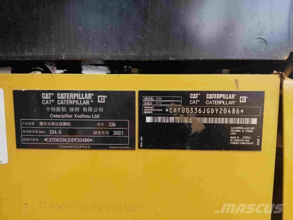 CAT 2020 CAT 336 حفارات زحافة