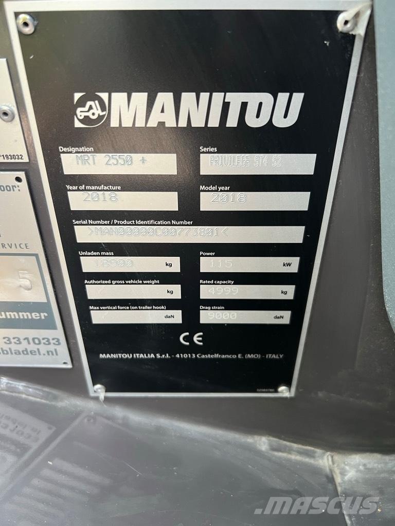 Manitou Mrt 2550 مناولات متداخلة