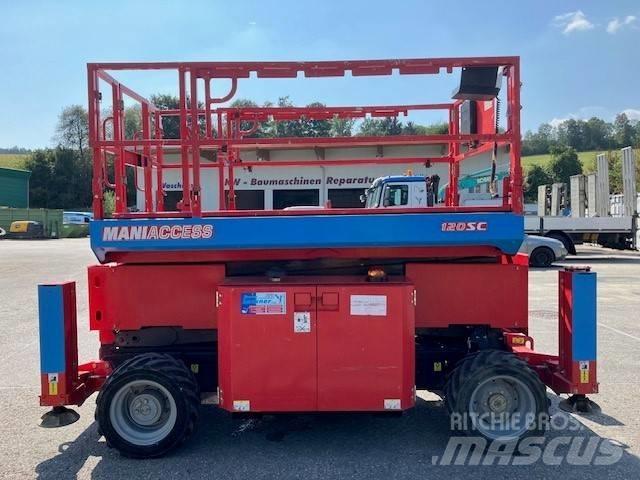 Manitou Scherenbühne رافعات مقصية الشكل