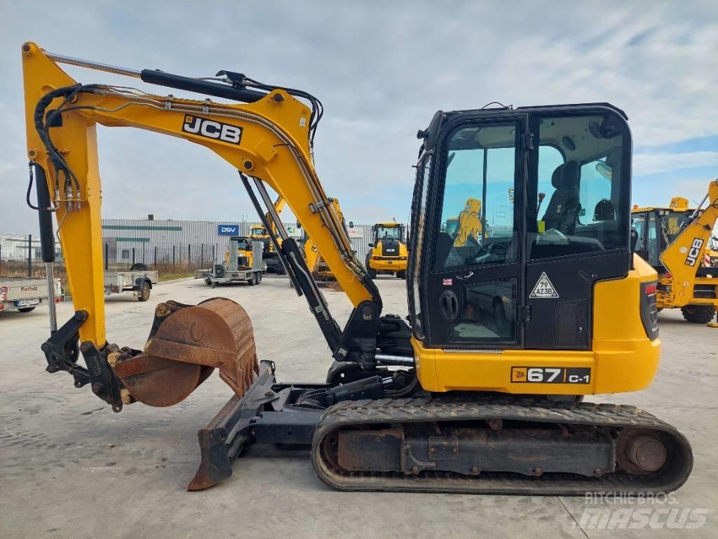 JCB 67 C-1 حفارات صغيرة أقل من 7 طن (حفارات صغيرة)