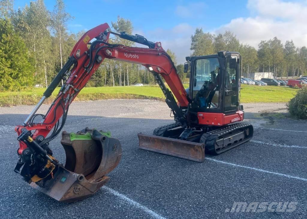 Kubota KX 060-5 حفارات صغيرة أقل من 7 طن (حفارات صغيرة)