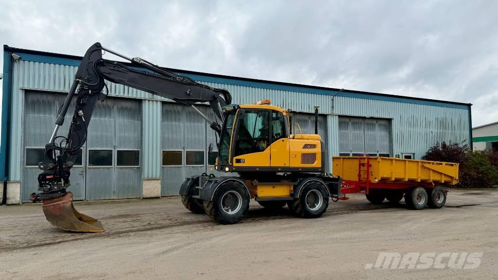 Volvo EW 140 D حفارات بعجل