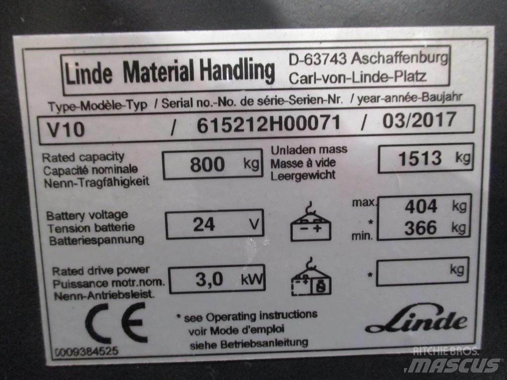 Linde V 10 معدات الرفع عالي المستوى