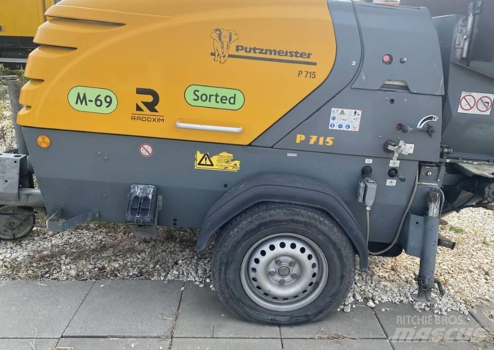 Putzmeister P 715 TD مضخات خرسانة