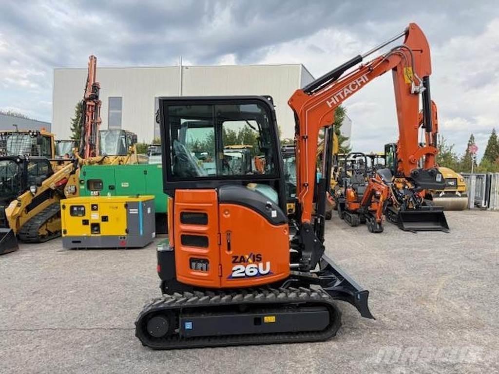 Hitachi ZX26 U-6 حفارات صغيرة أقل من 7 طن (حفارات صغيرة)