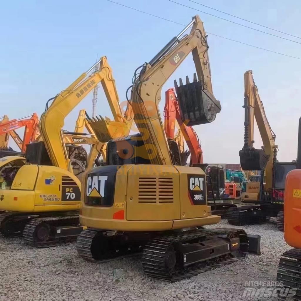 CAT 308 E 2 CR حفارات وسط 7 طن - 12 طن