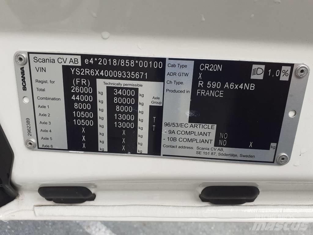 Scania R 590 V8 6x4 وحدات الجر