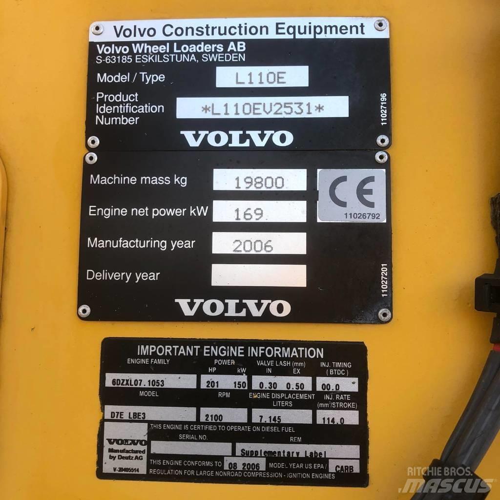 Volvo L 110 E لوادر بعجل