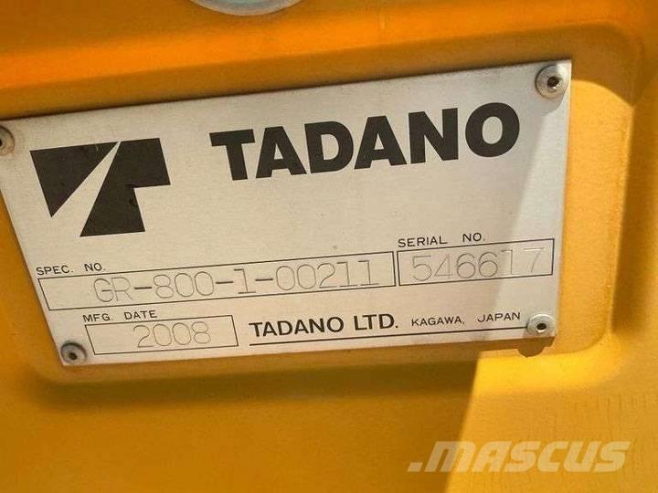 Tadano GR 800 XL-1 رافعات الطرق الوعرة