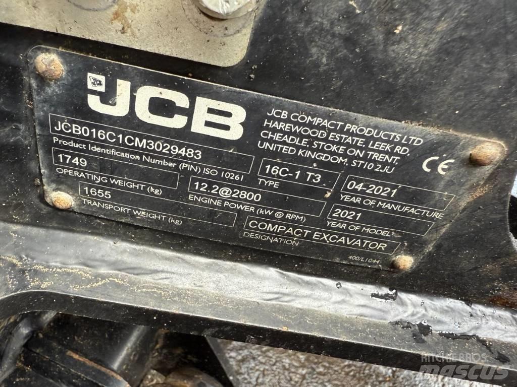 JCB 16 C-1 حفارات صغيرة أقل من 7 طن (حفارات صغيرة)